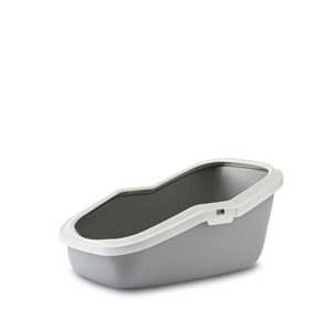 Savic Kattenbak Aseo Grijs / Wit 56x39X27,5 cm
