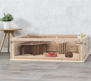 Trixie Indoor Ren Cavia Hout / Plexiglas