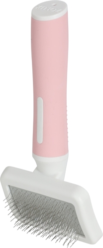 Zolux Anah Slickerborstel Roze / Wit S 7,5x3,5X16,5 cm