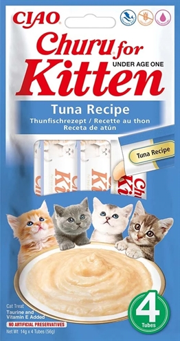 Inaba Churu Kitten Tuna Recipe 4x14 gr