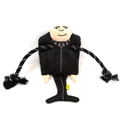 Minions Pluche Gru Met Sjaal En Flostouw 28x15X4 cm