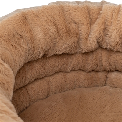 Trixie Hondenmand Liano Soft Rond Zand / Bruin 45x45X20 cm