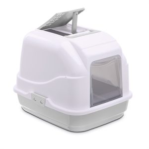 Imac Kattenbak Easy Cat Wit / Lichtgrijs 50x40X40 cm